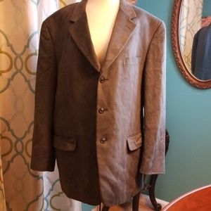 Alfani Microsuede Gray sport coat